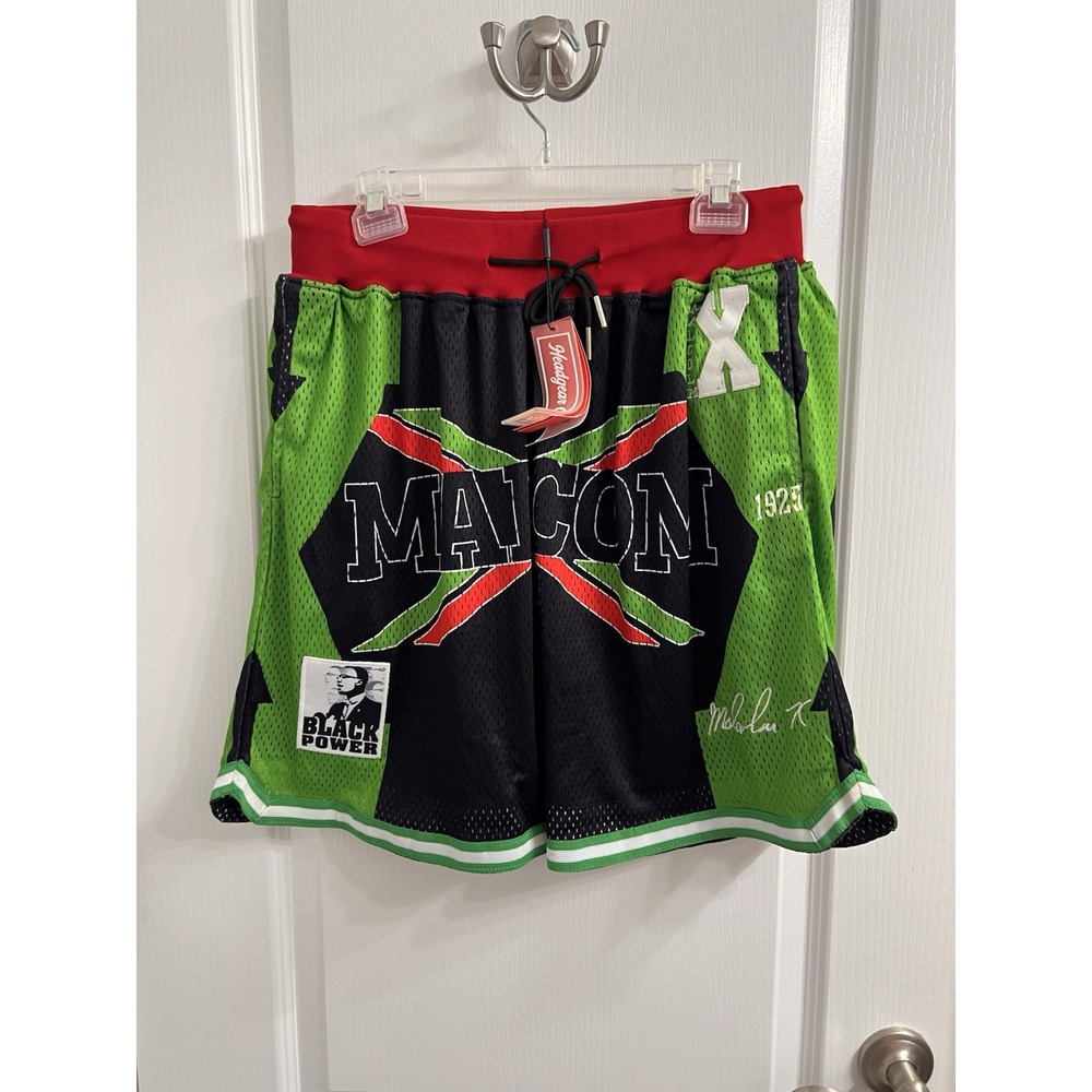 Headgear Classics Malcolm X Africa Power Mesh Basketball Shorts HGC134-SHT-31 M